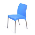 Nilkamal Plastic Chair For Cafe | 3 Year Warranty | For Home, Living Room, Outdoor | Blue Colour | Ns07Ss