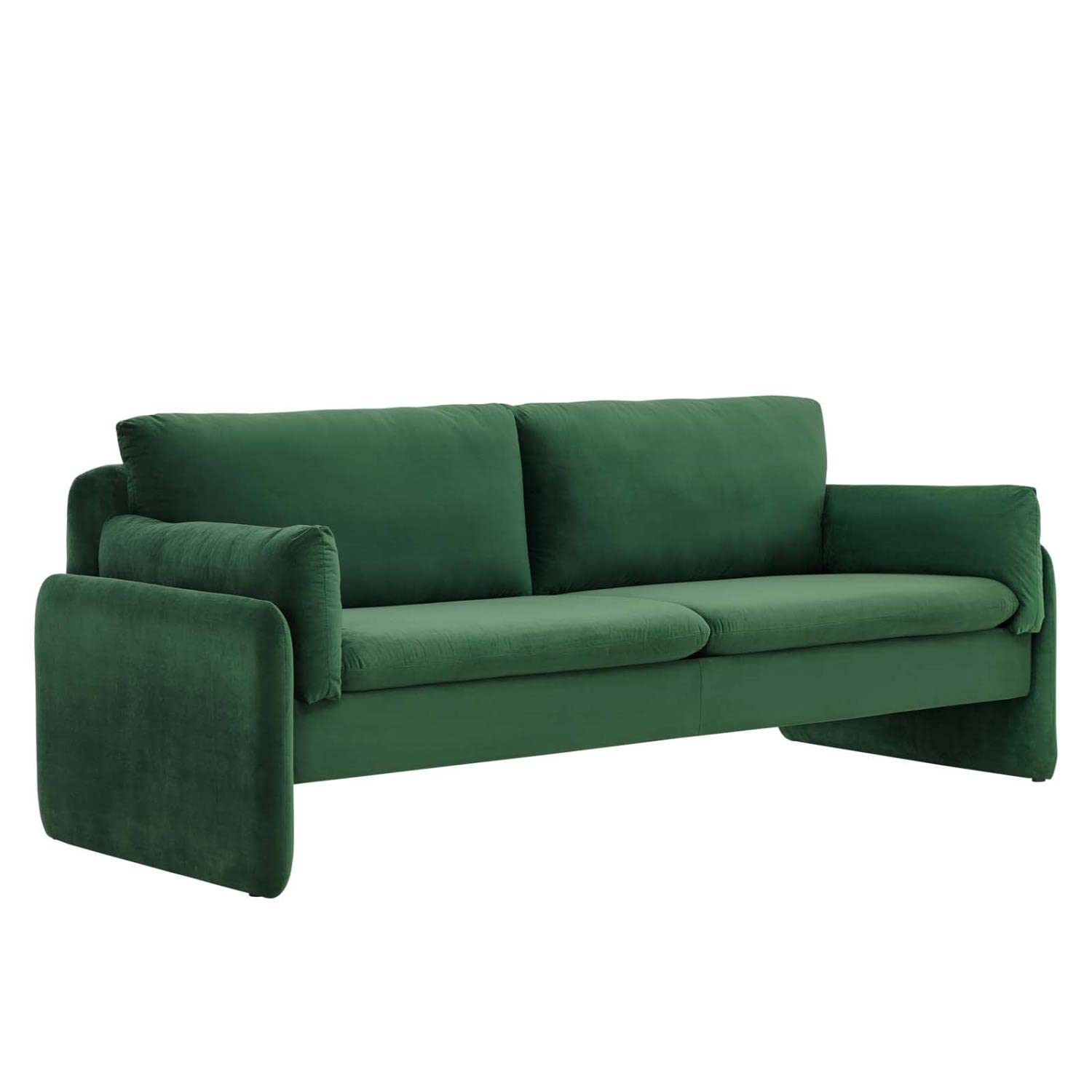 Modway Indicate Performance Velvet, Sofa, Emerald