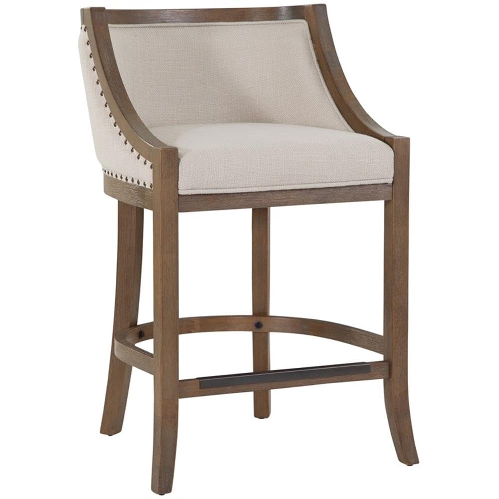 American Woodcrafters Michelle 26-Inch Warm Brown Wood Counter Bar Stool