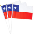 Chile Flag Chilean Hand Held Small Mini Stick Flags Decorations International Country World Flags For Party Olympics Festival Pa