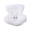 Car Doll Safety Seat with Soft Furry Cushion, Air Vent Clip Display Chair Desktop Decor Decorative Sofa for Blind Box Toy Orname