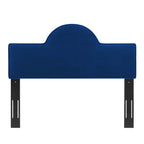 Modway Dawn Performance Velvet Headboard, King/Ca King, Navy