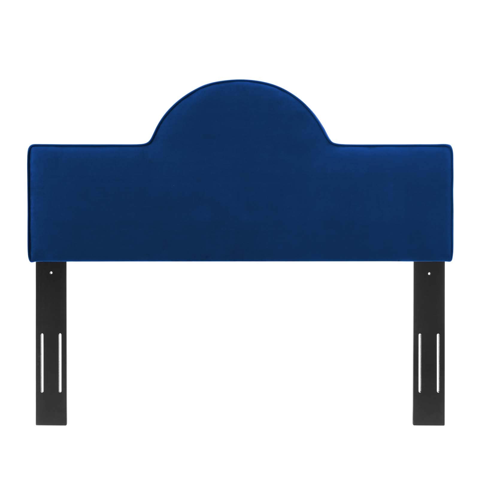 Modway Dawn Performance Velvet Headboard, King/Ca King, Navy