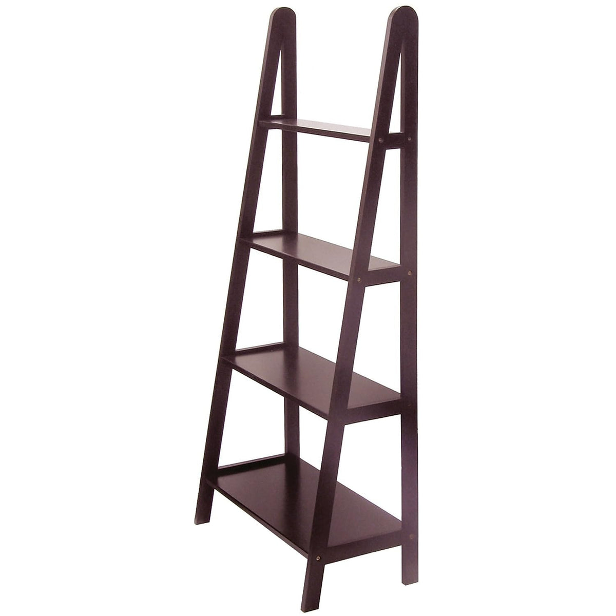 Winsome Beech Wood 4-Tier A-Frame Shelf, Dark Espresso (92428)