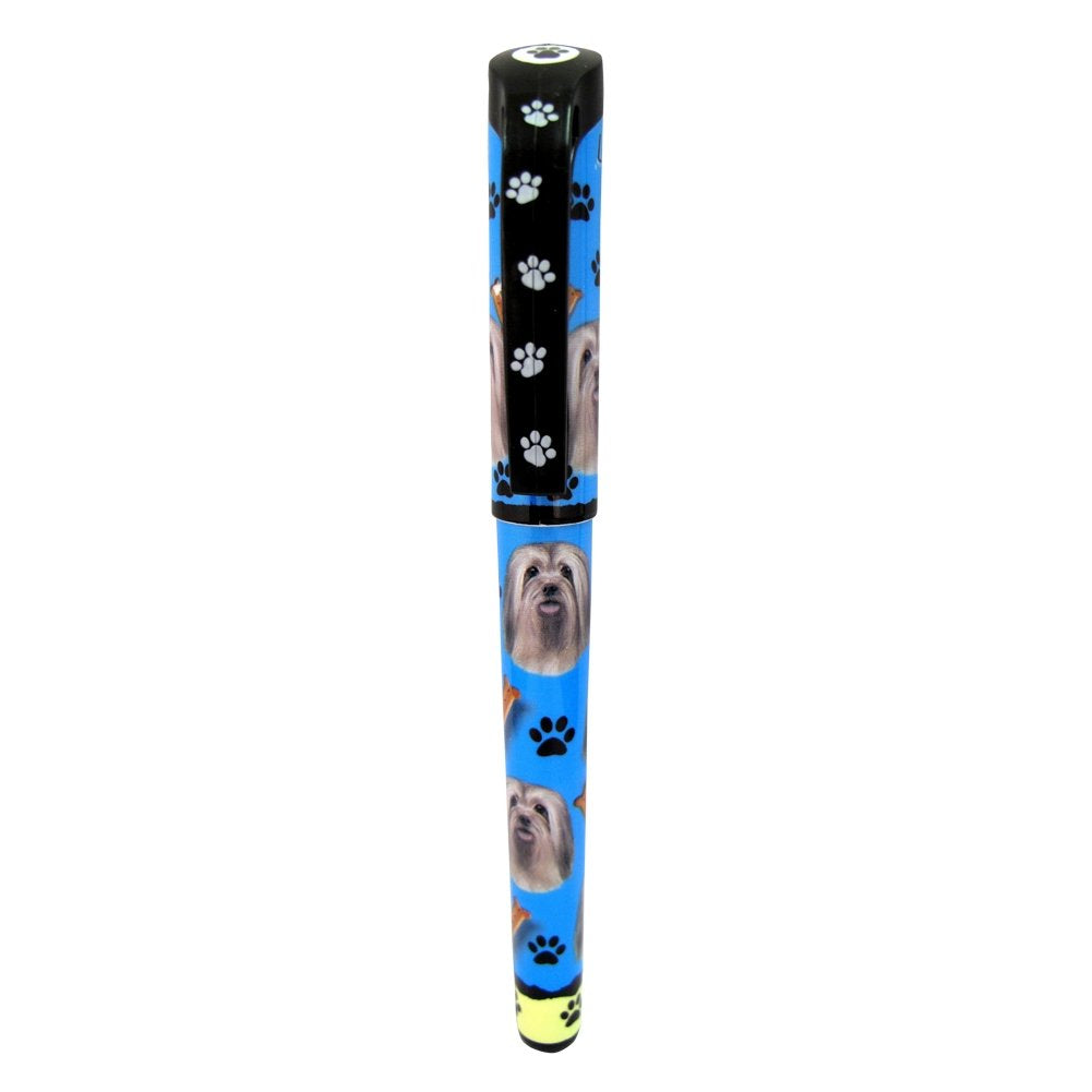 E&S Pets Lhasa Apso Pen Easy Glide Gel Pen, Refillable With A Perfect Grip, Great For Everyday Use, Perfect Lhasa Apso Gifts For