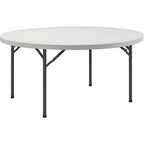 Lorell Banquet Table, 60 by 60 by 29-1/2-Inch, Platinum