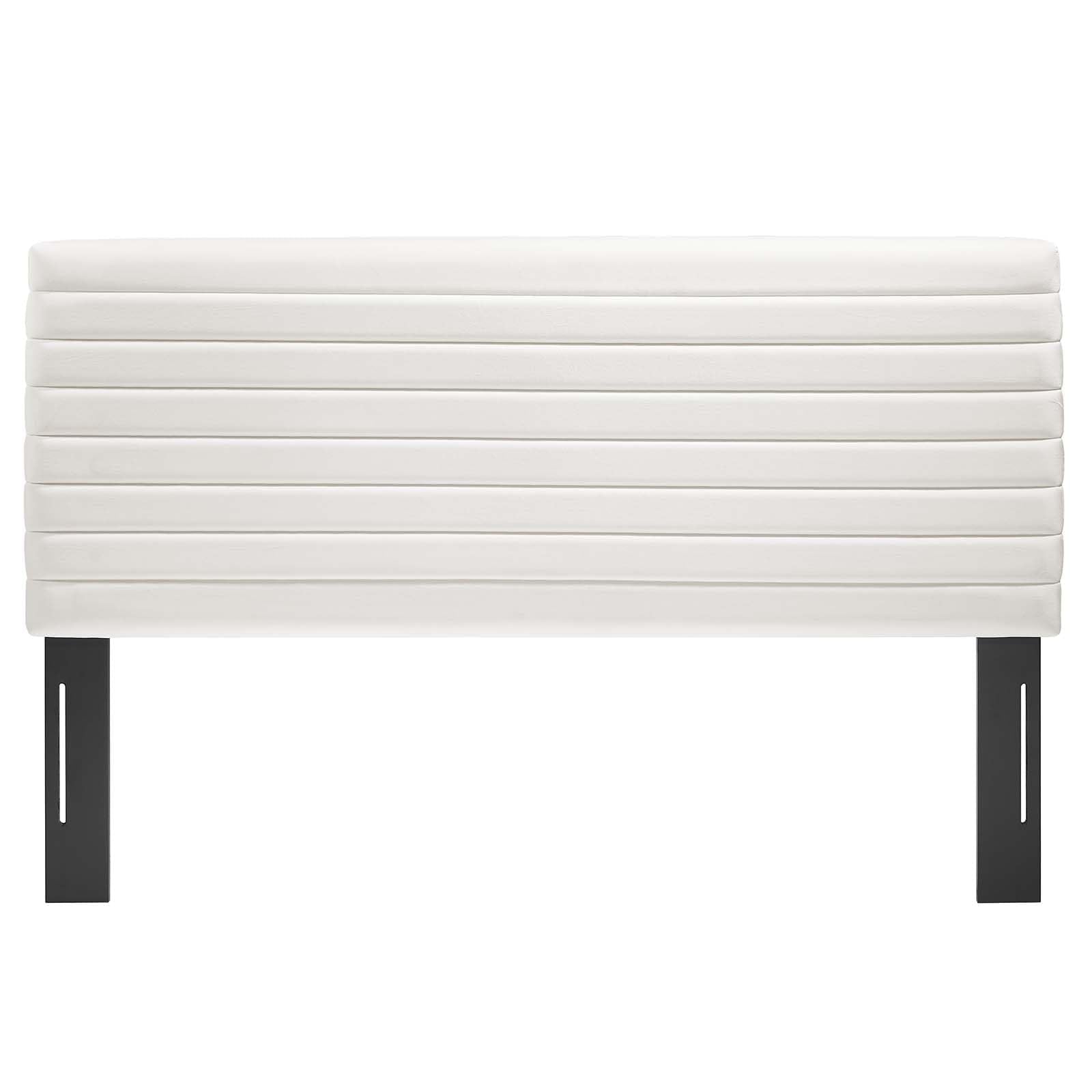 Modway Tranquil Upholstered Wood King/California King Headboard In White