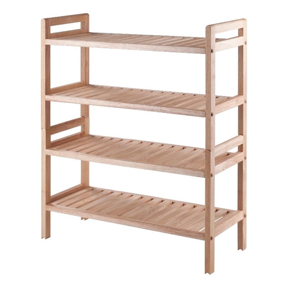 Winsome Mercury Shoe Rack, Natural, 27.24x10.71x32.01