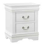 Acme Louis Philippe Nightstand in White