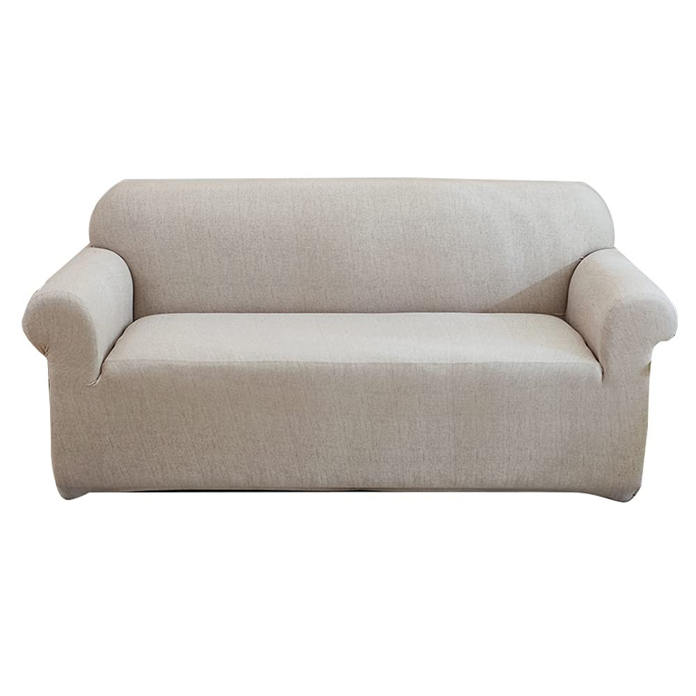 HOOBUY Printed Sofa Cover Stretch Couch Covers Sofa Slipcovers for 3 Cushion Couch with Two Free Pillow Case QMH (3 Seater/Large