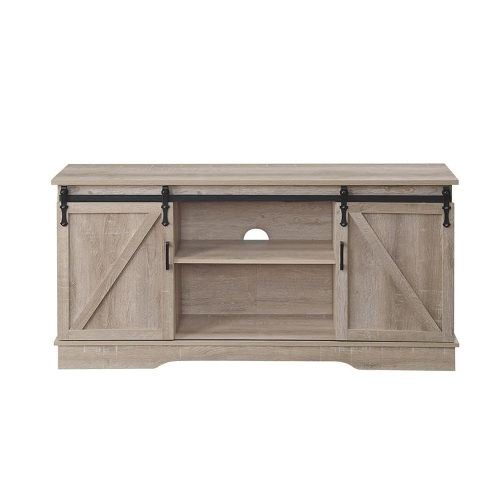 Acme Bennet Composite Wood and Metal TV Stand for TVs Upto 65&quot; in Oak