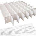 Mann Mart Organize Your Drawers With 10 Adjustable Drawer Dividers For Clothes, Underwear, & Socks