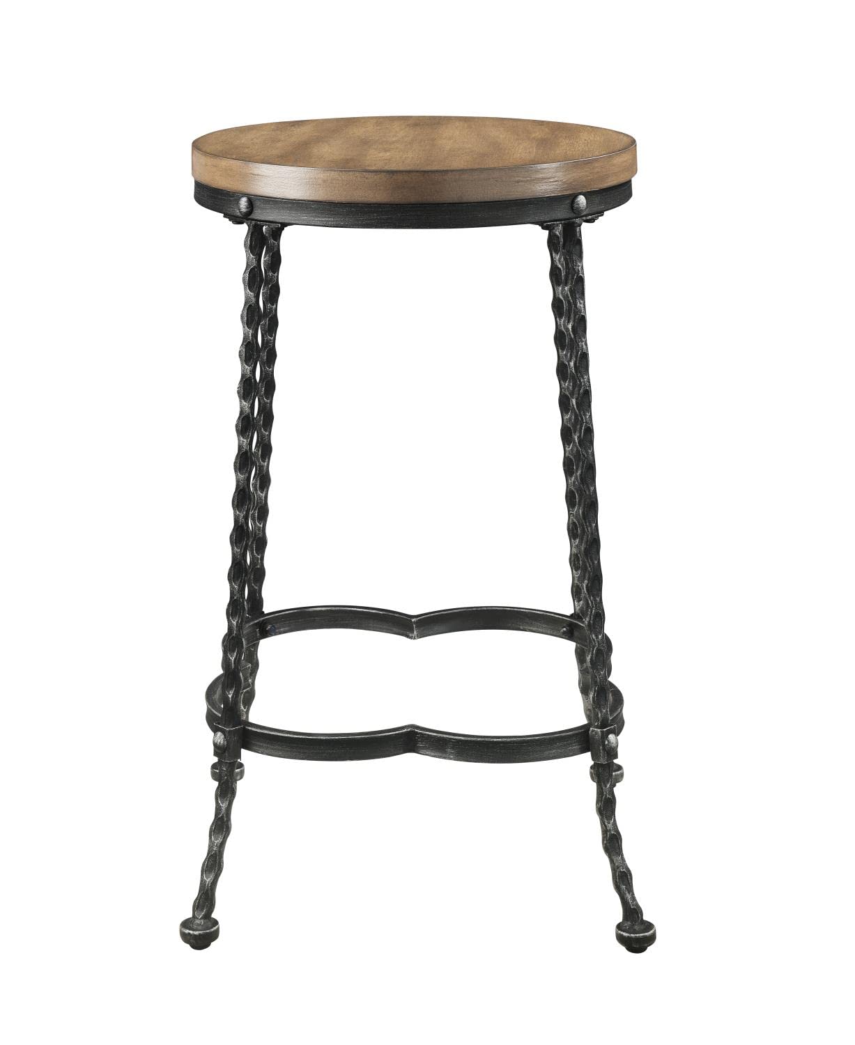 Acme Qamar Counter Height Set in Walnut and Antique Black