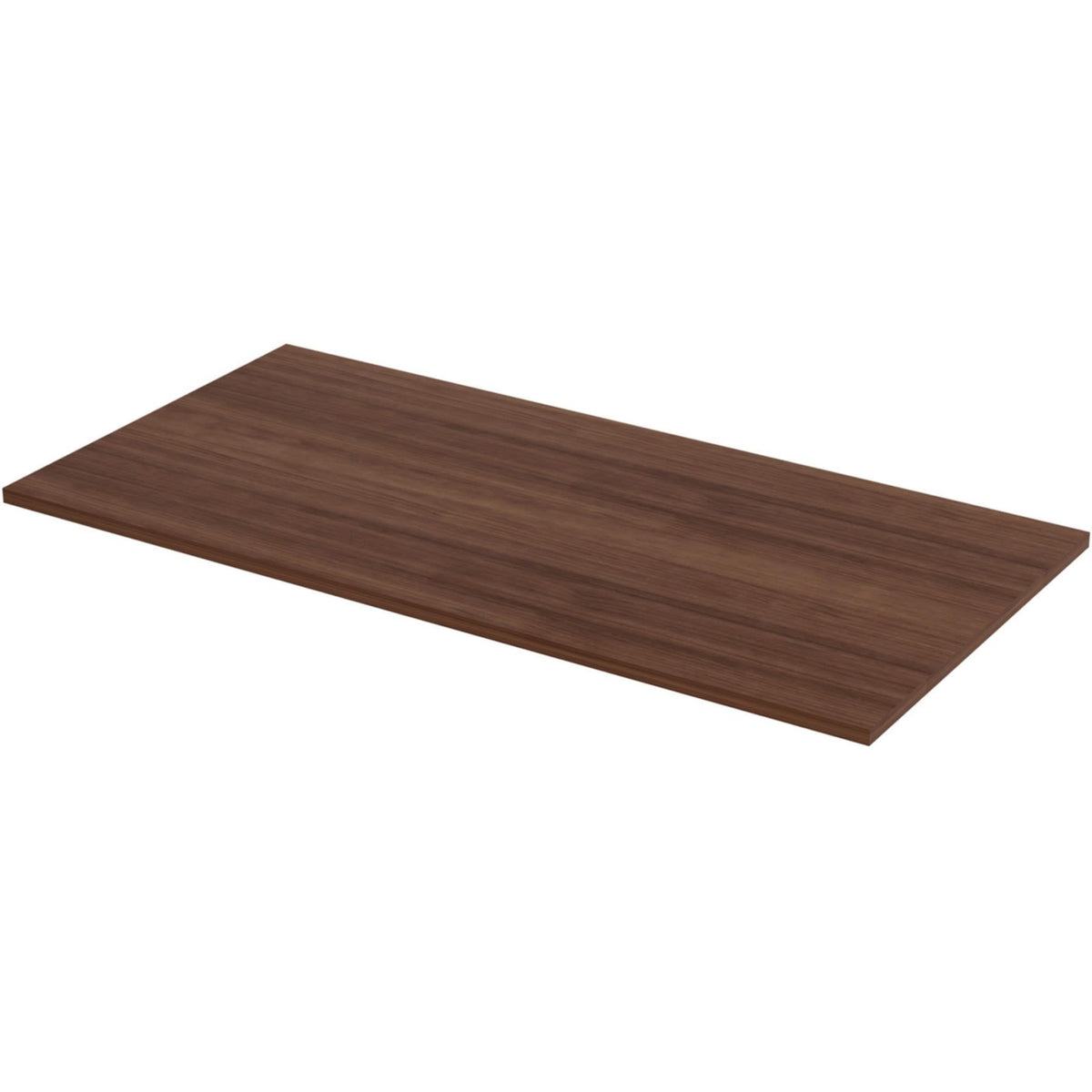 Lorell Llr16242 Quadro Straight Edge Walnut Tabletop Table Top