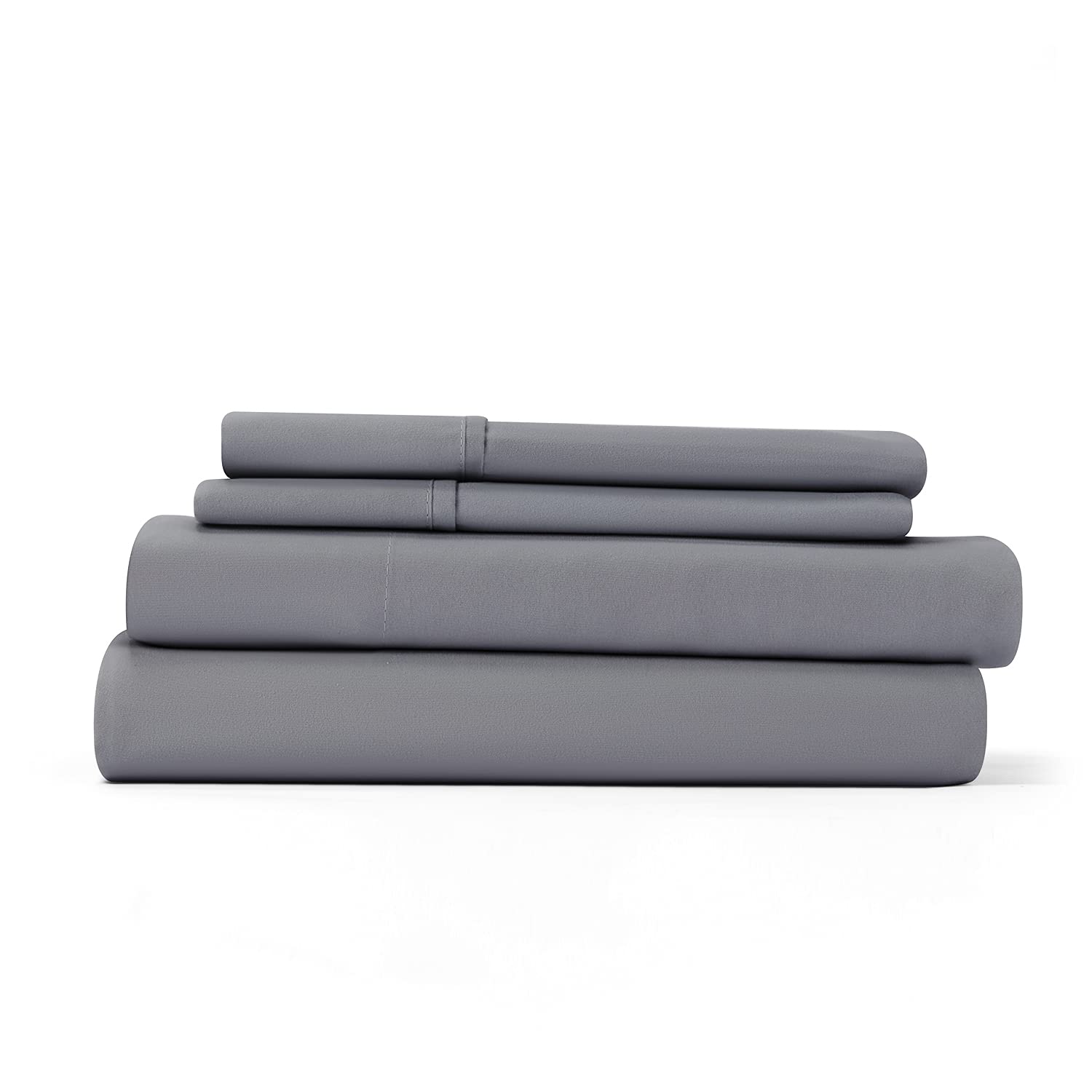 Linen Market Bed Sheets For Full Size Bed (Gray) - Sleep Better Than Ever With These Soft And Cooling Full Sheets - Deep Pocket