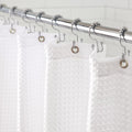 Gorilla Grip Waffle Shower Curtain, Thick Weighted Fabric, Wrinkle And Rust Resistant, Classic Hotel Quality Design, Heavy Duty Long Curtains For Bathroom Showers, Bath Tubs, Machine Wash, 72X72 White