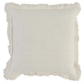 Kosas Home Agatha 22X22 Transitional Fabric Throw Pillow In Ivory
