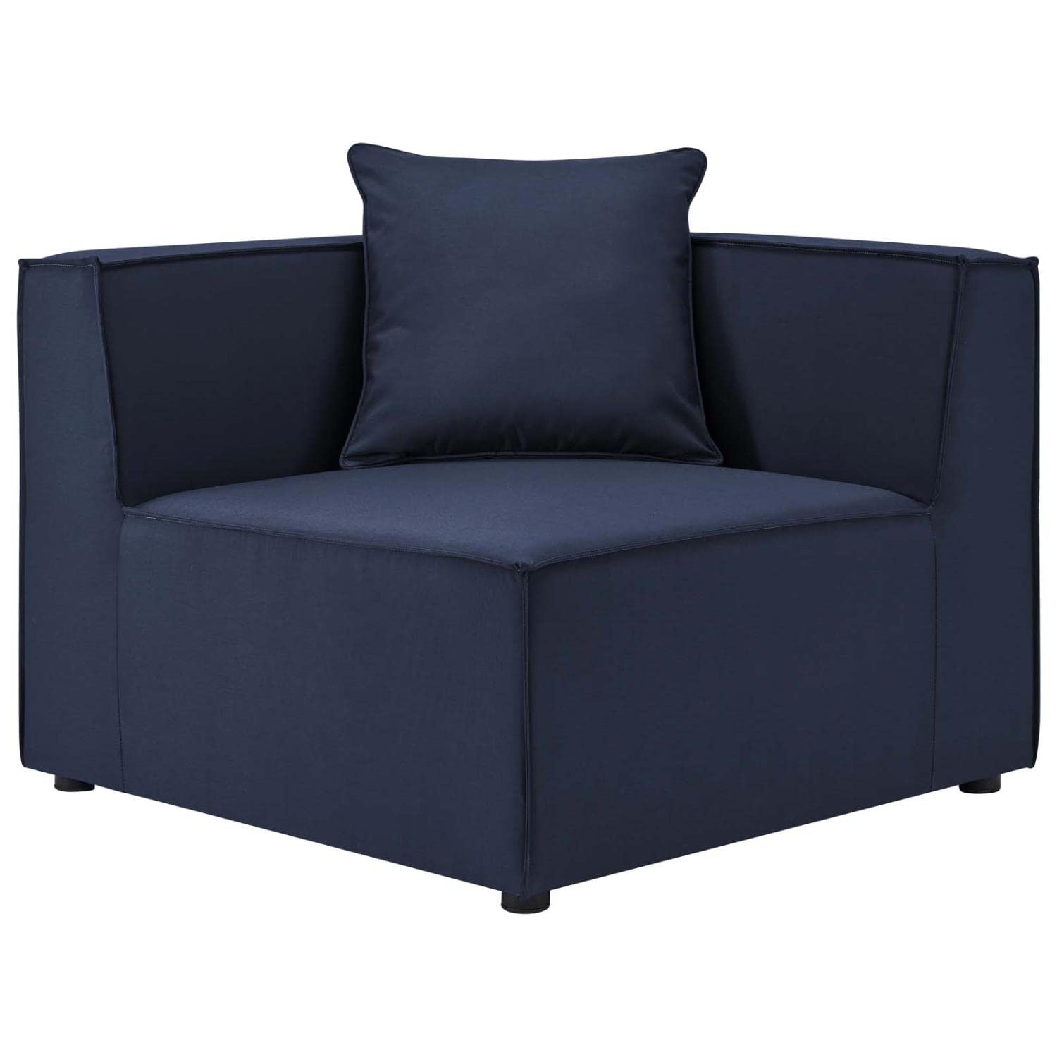 Modway Eei-4210-Nav Saybrook Outdoor Patio Upholstered Sectional Corner Chair, Navy