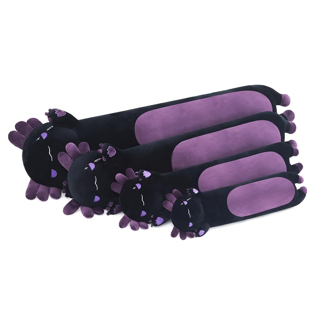 Miaohaha Long Plush Axolotl Toy Stuffed Animal Axolotl Plush Toy Pillow Gift For Kids And Girls(Purple,110Cm/43.3In)