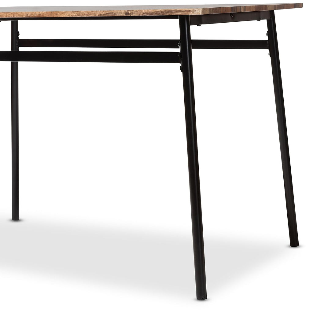 Baxton Studio Darcia 43.31-inch Dining Set, Light Brown, 5-Piece (146-9531-HiT)