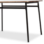 Baxton Studio Darcia 43.31-inch Dining Set, Light Brown, 5-Piece (146-9531-HiT)