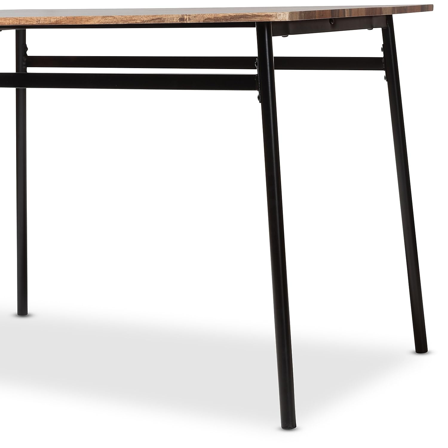 Baxton Studio Darcia 43.31-inch Dining Set, Light Brown, 5-Piece (146-9531-HiT)