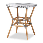 Baxton Studio French Provincial Dining Table with Black and White Finish