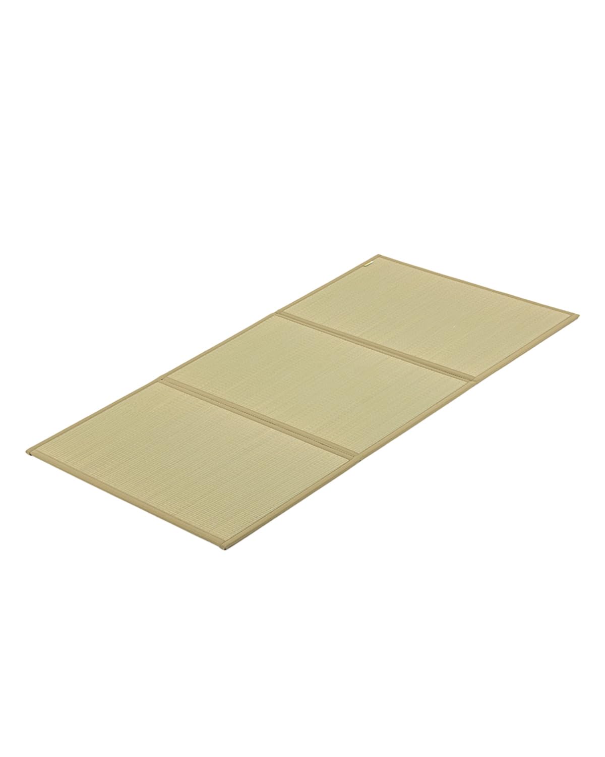 Fuli Japanese Tatami Mattress, Igusa Mat (Japanese Rush Grass) Folds In Three, Made In Japan (Natural, Twin)