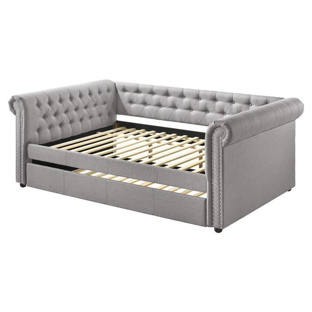 Acme Justice Fabric Full Daybed and Twin Trundle - Thumbnail 3