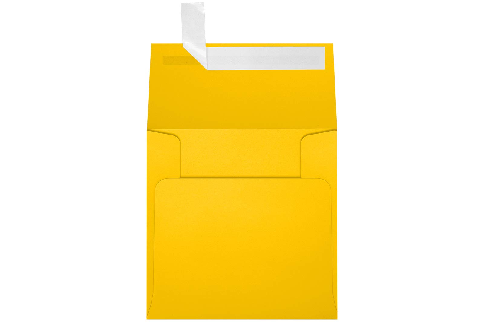 Luxpaper Square Invitation Envelopes | Peel & Press | 3 1/4' X 3 1/4' | Sunflower Yellow | 80Lb. Text | 50 Qty