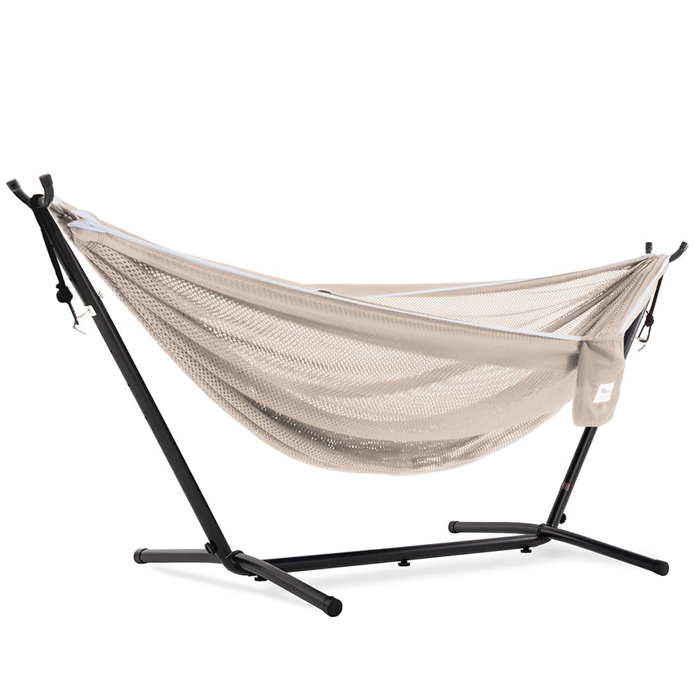 Vivere C9MESH-44 Hammock with Stand, Sand and Sky