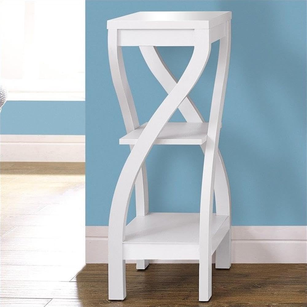 Monarch Specialties Accent Table, 32&quot;, White