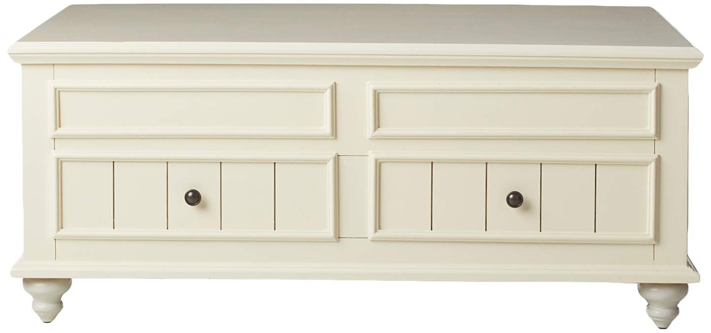 ACME Natesa Coffee Table w/Lift Top - - White Washed