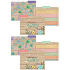 Rustic Bloom File Folders, 2 Packs