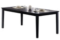 Coaster Home Furnishings Louise Rectangular Dining Table With 18-Inch Leaf Black (101561)