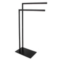 Kingston Brass SCC8320 Edenscape Freestanding Dual -Towel Rack, Matte Black