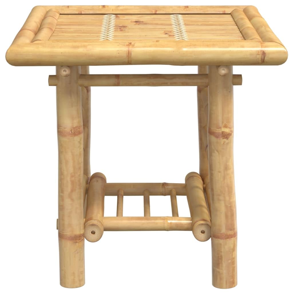 vidaXL Bamboo Side Table - Thumbnail 4