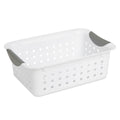 Sterilite Small Ultra Basket, Storage Bin to Organize Closets, Cabinets, Pantry, Shelving and Countertop Space, White, 36-Pack