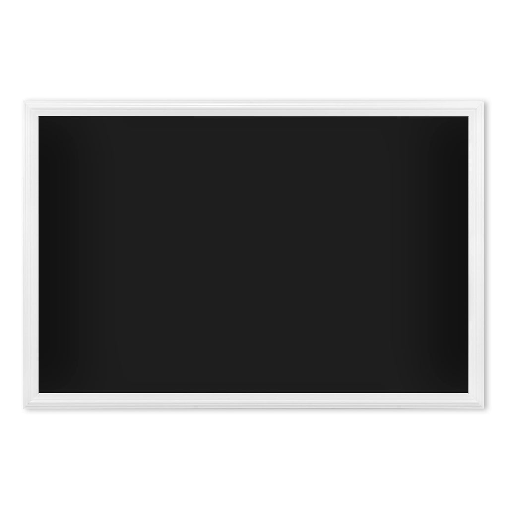 U Brands Magnetic Chalkboard, 30 'X20 ', White Wood Style Frame, Premium Matte Surface