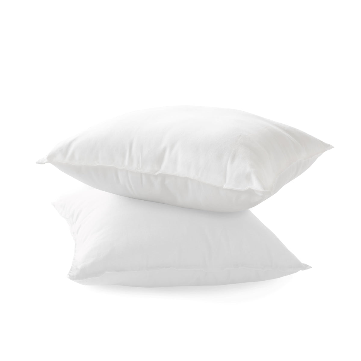 Elegant Comfort Set Of 2 Poly-Cotton Shell Siliconized Fiber Filling 2 Pack Throw Inserts Sofa Bed And Couch Indoor Decorative P