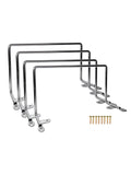 Benbuoo Chrome Mattress Slide Stopper Retainer Bar 4PCS, Thickened-chrome, Non-Slip, Spot Clean Only