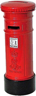 London Red Post Box Money Box, Made of Die Cast Metal, London Collectable Sou...