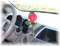 AutoVase Clips to any vent - Universal glass vase wont fade or scratch