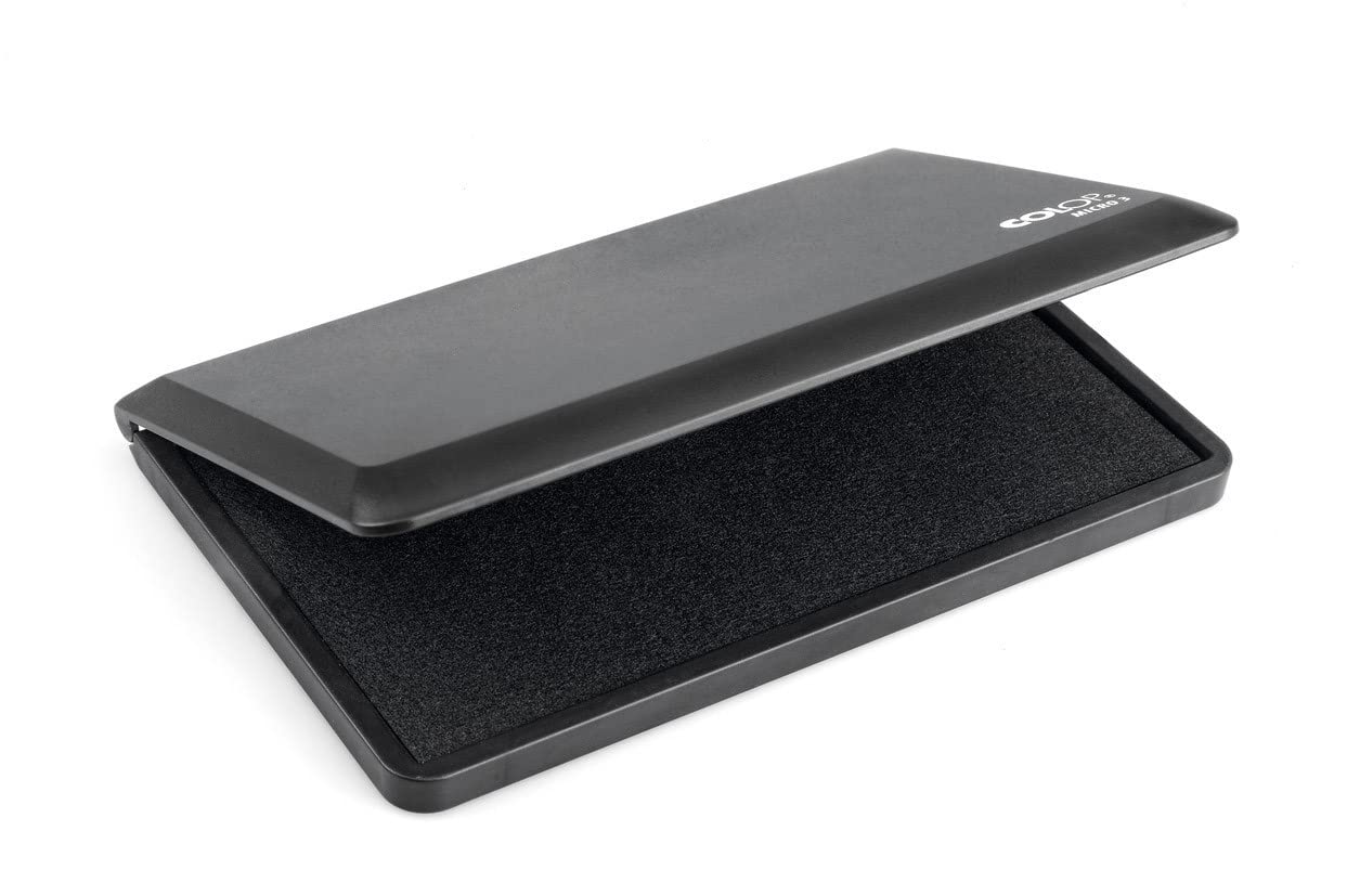 Colop Micro Iii Felt Pad Black With 801 Non-Toxic, Water Based Premium Ink, 3-1/2' X 6-1/4'