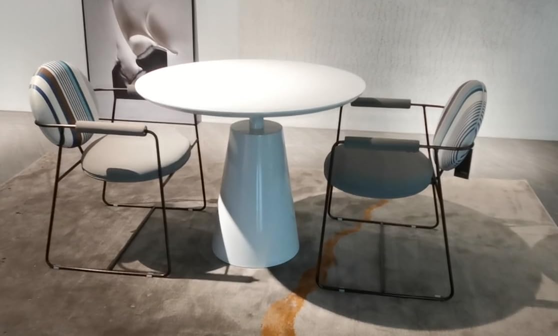 Neos Modern Furniture T335WH-42 Dining Table, White