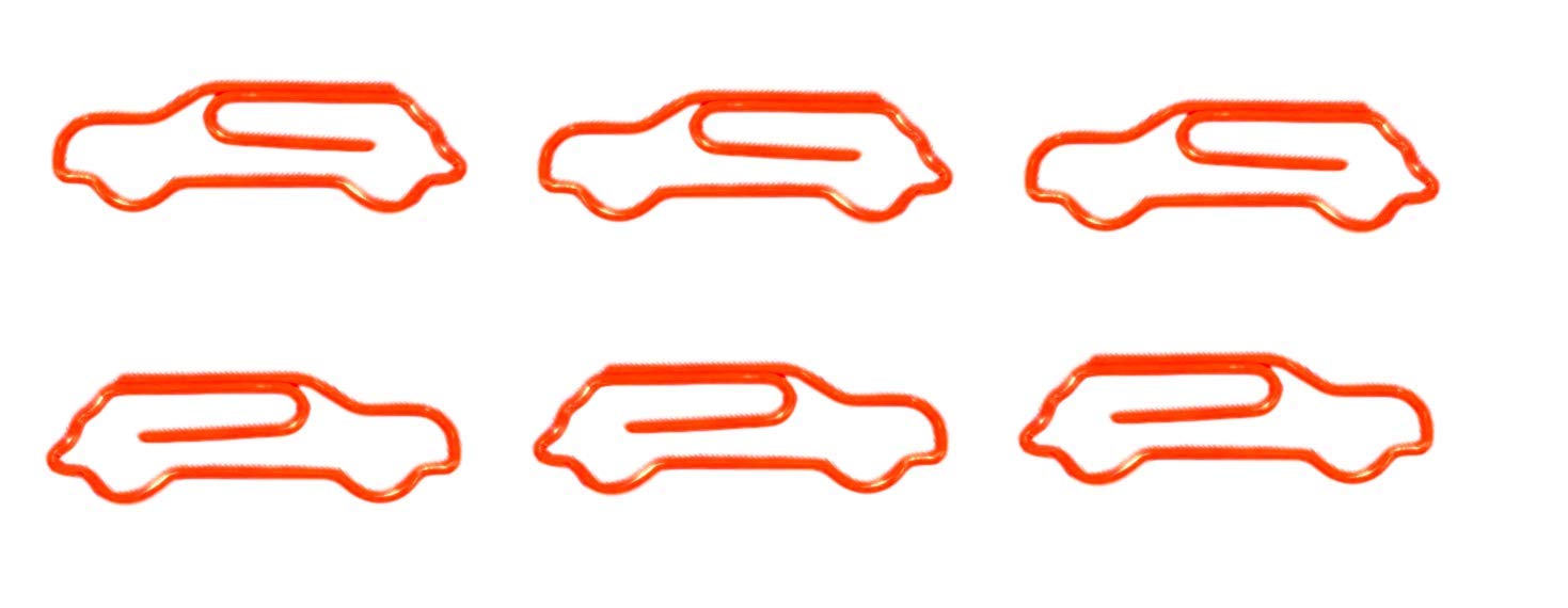 Butler In The Home Automobile Race Car Shaped Paper Clips Great For Paper Clip Collectors Or Office Gift - Comes In Round Tin Wi