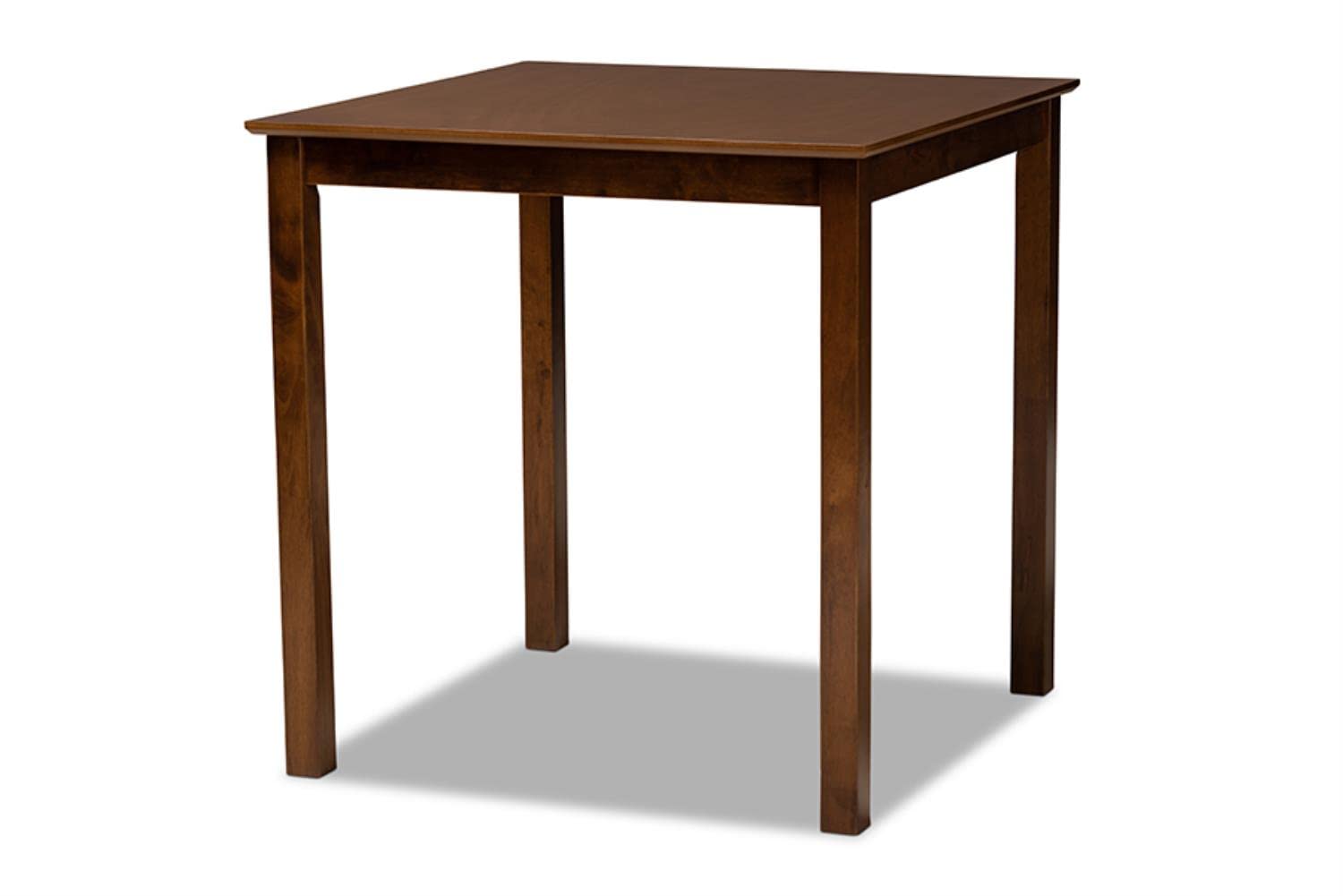 Baxton Studio Nisa Grey Brown Finished Wood 5-Piece Pub Set