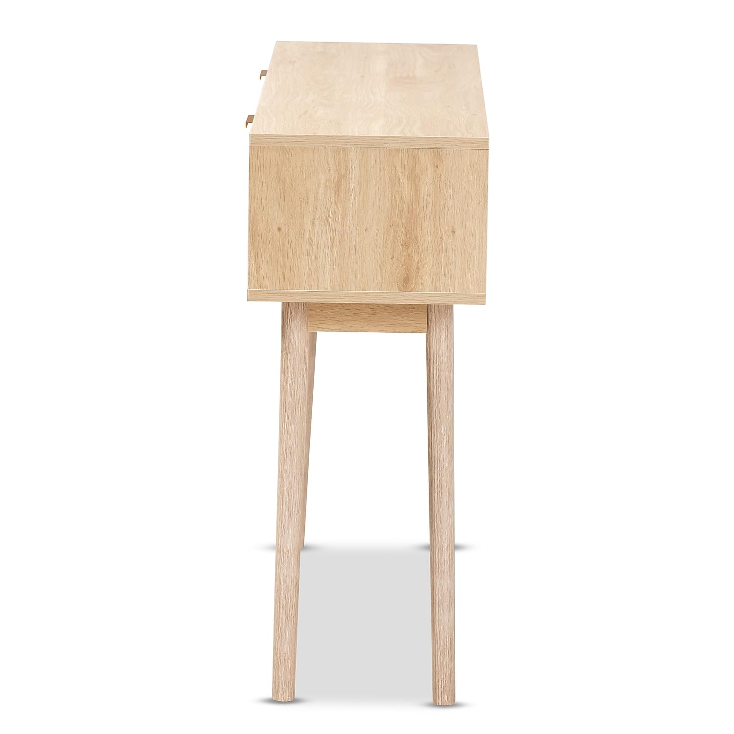 Baxton Studio Baird 39.4-inch W x 11.8-inch D Console Table, Oak Brown (176-11250-HiT)