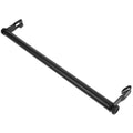 FONDOTIN Closet Rod Heavy Duty Expandable Carbon Steel Clothes Hanging Rod for Wire Shelving NoDrill Hanging Bar with Wire Shel