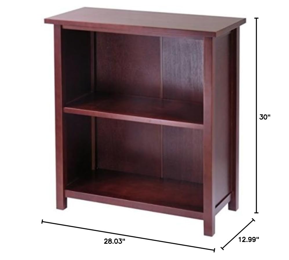 Ergode Wood Omaha Storage Rack | 2 Foldable Baskets | Black Finish | Sturdy Shelves | Easy Assembly | Ideal for Organizing Any Room | (94271-VV)